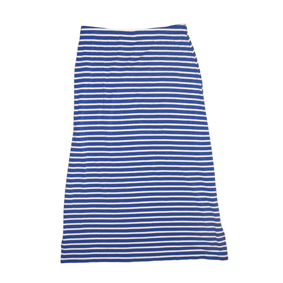 CHICO'S‎ $79 Tinley Blue & White Striped Maxi Skirt Chico's 1 / US Medium - Picture 2 of 4